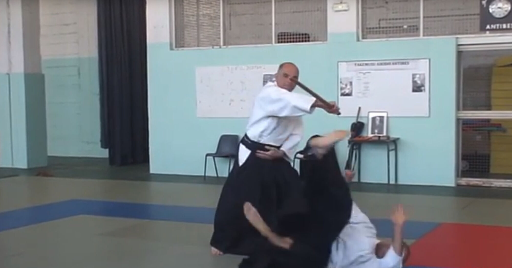 TACHI DORI KOKYU NAGE - # 1 (sokumen) : de l’exercice en ligne à l’exercice dans le cercle