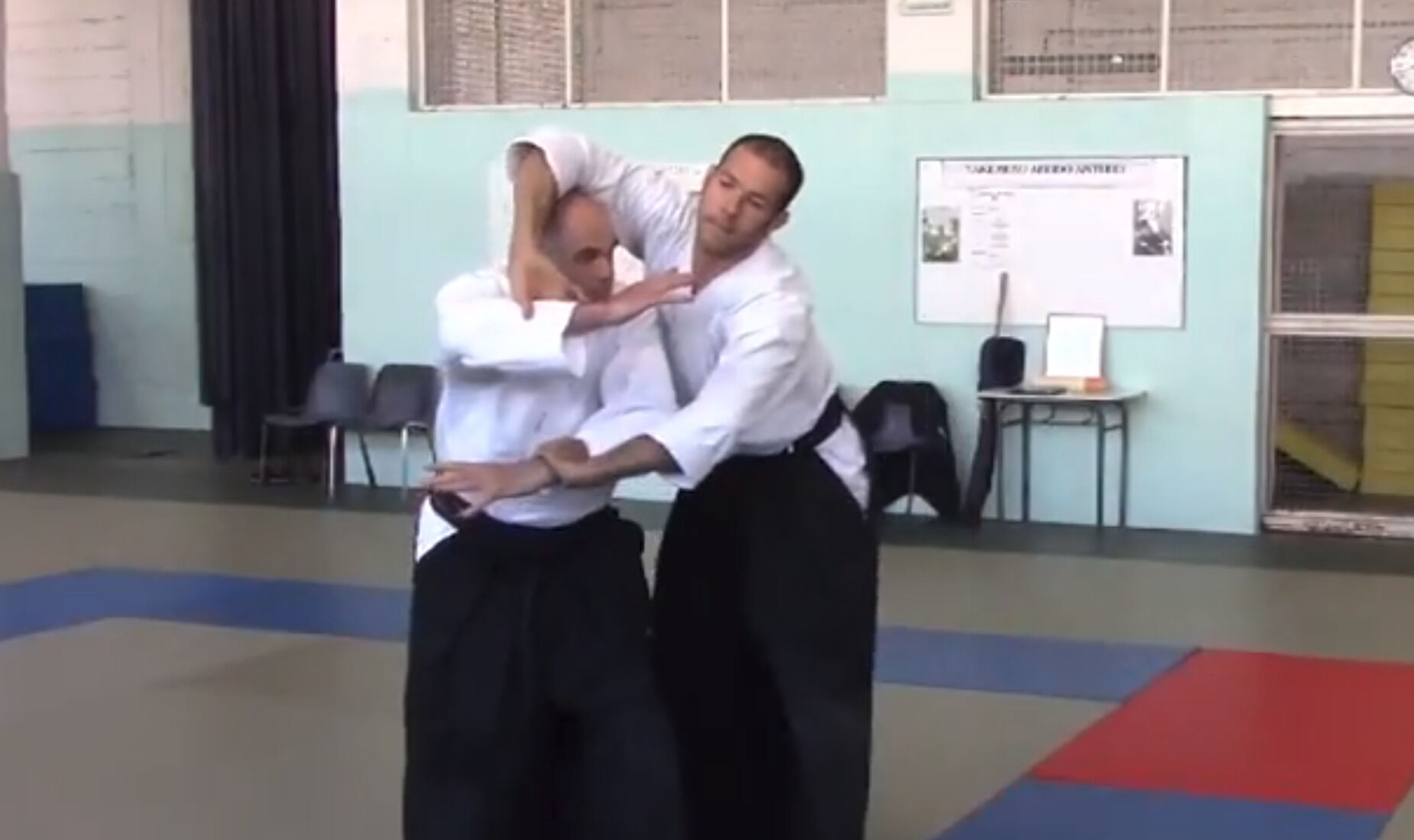 USHIRO RYOTE DORI KOKYU NAGE du rapport entre IRIMI et TENKAN