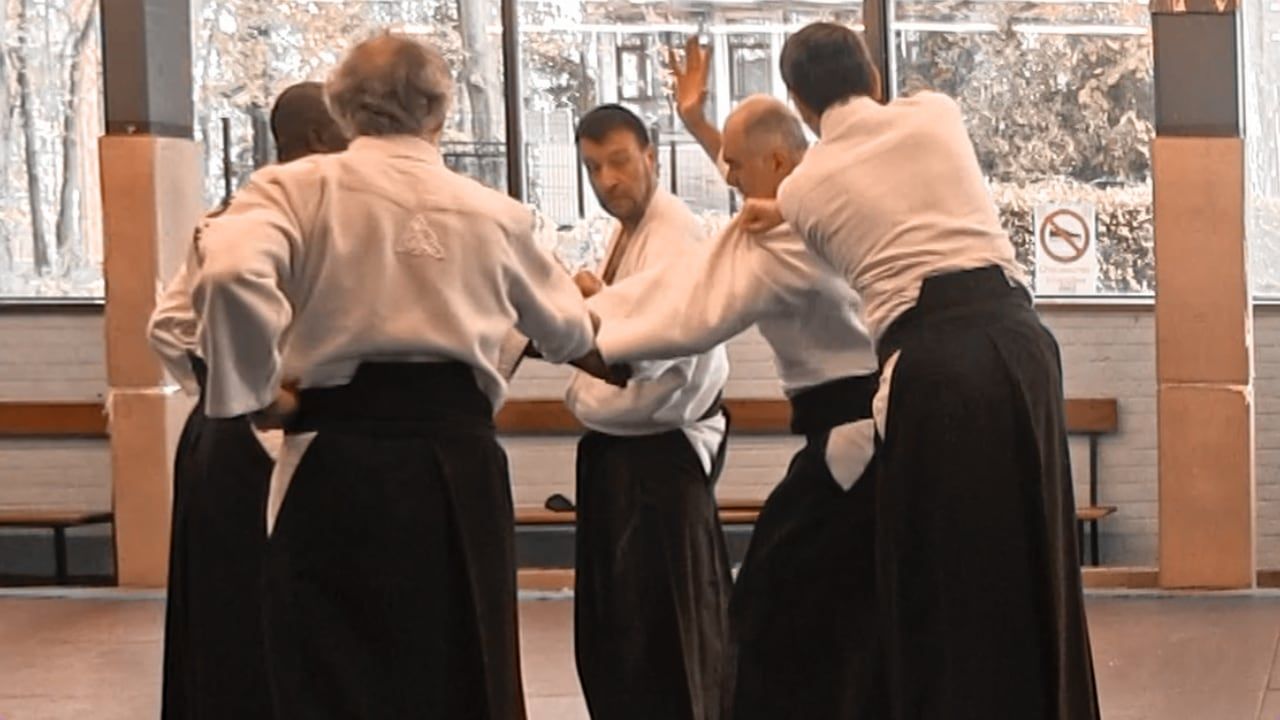 SHIHO NAGE - Ryo kata dori