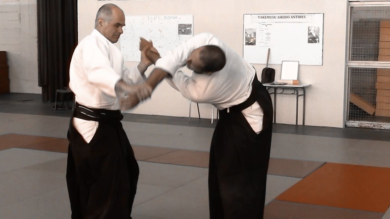 USHIRO RYOTE DORI JUJI NAGE